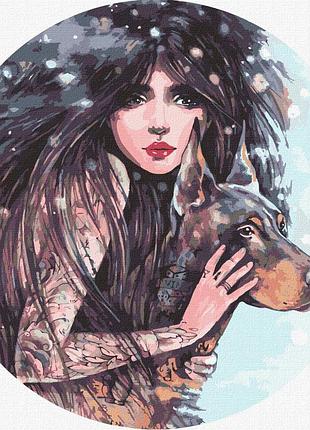 ✨ картина по номерам 🎨 люди на картине 🎨 "дикая воля" ©lesya_nedzelska_art идейка kho4937 40х40 см 🎨