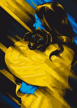 ✨ картина по номерам 🎨 патриотическая тематика, патриотические 🎨 "взгляд дружбы" bambi 10401-nn 40х50 см 🎨