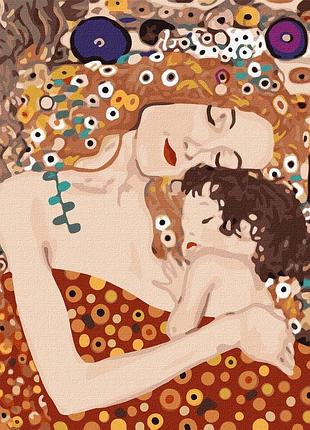 ✨ картина по номерам 🎨 люди на картине 🎨 "мать и ребенок ©густав климт" идейка kho4848 40х50 см 🎨