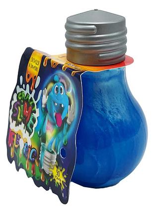 В'язка маса лампочка fluoric "crazy slime" slm-07-01u світиться в темряві блакитний