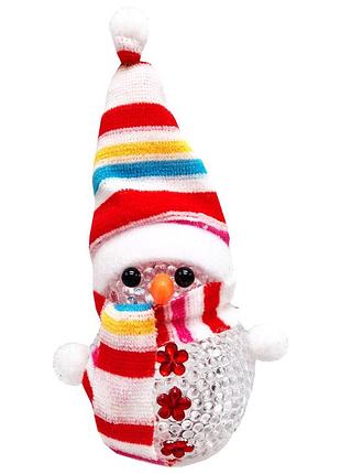 Нічник новорічний "сніговичок" сх-4-08 led 15 см, різнокольоровий