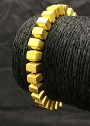 Браслет з натурального каменю гематит