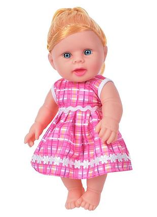 Детская кукла с бутылочкой 396m, 29 см розовый