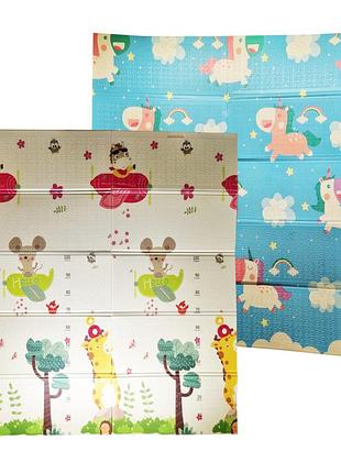 Термоковрик двухсторонний  жираф k6602-4, 150х180 см