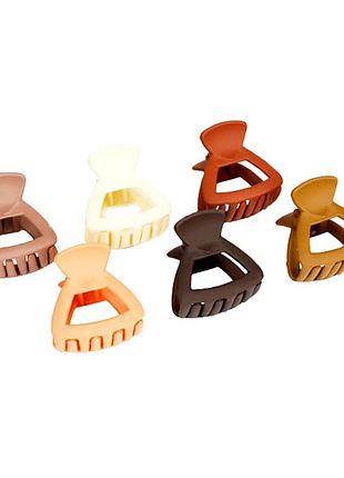 Набір крабиків для волосся матовий-s-15 0403-1026, 24 шт