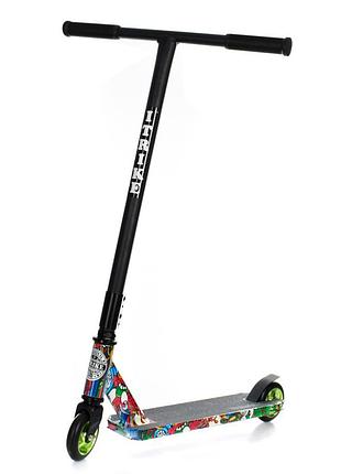 Самокат трюковый itrike sr2-067-5-wp2 двухколесный