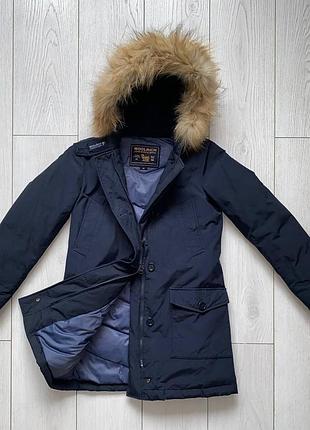 Жіноча зимова пухова парка куртка woolrich size xs