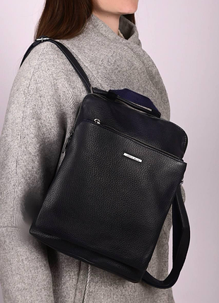 Рюкзак женский темно-синий код 7-0127