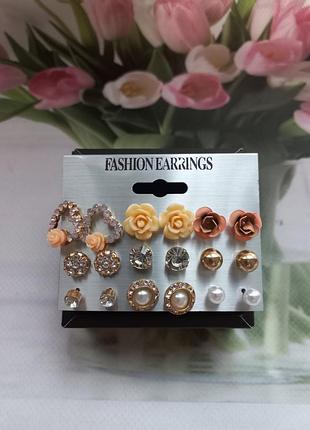 Набор сережек