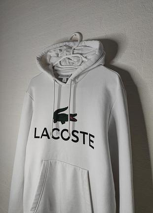 Худі лакоста lacoste біг лого кофта лакост