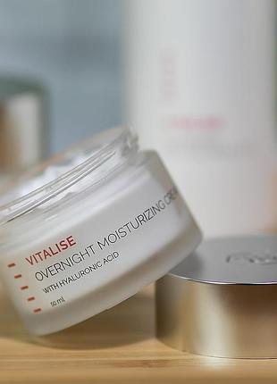 Vitalise overnight moisturizer cream holy land💧 нічний зволожуючий крем з гіалуроновою кислотою