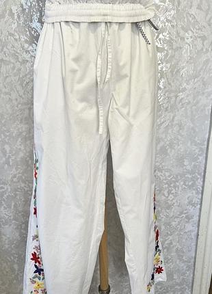 Штани з вишивкою2 фото