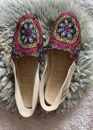 Літні мокасіни-еспадрильі