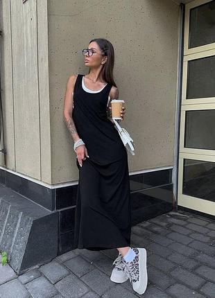 Подвійна сукня-майка