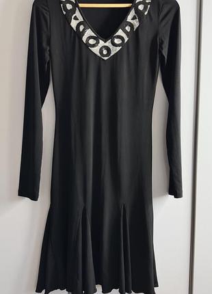 Чорна сукня міді оригінал вінтаж versace