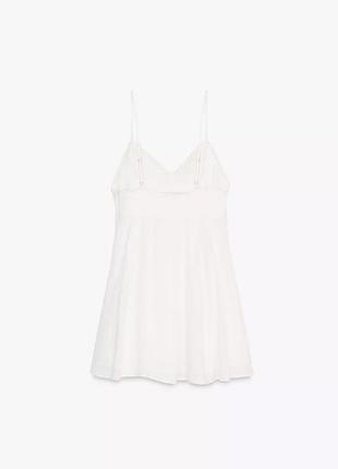 Літня біла сукня zara 6