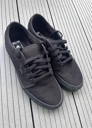 Кеди унісекс vans 40-41 розмір чорний колір