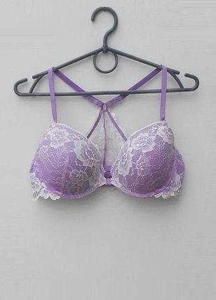 Кружевной бюстгальтер уплотненная чашка 80b