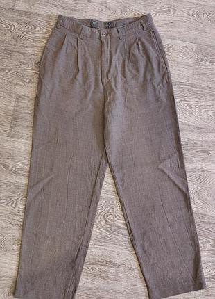 Мужские стильные брюки из натуральной ткани