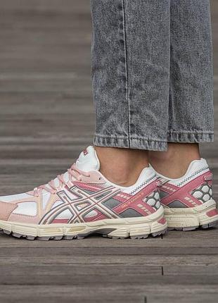 Кросівки asics gel-kahana 4 marathon grey pink