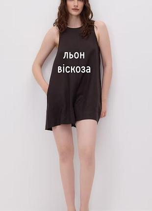Комбинезон из льняной смеси р.12