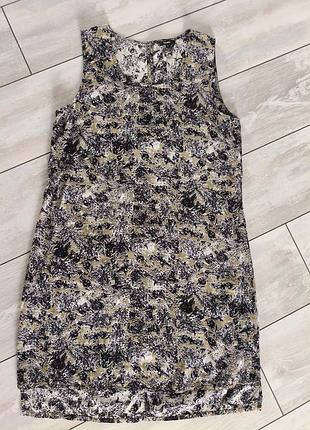 Короткое платье штапель вискоза, размер с/м