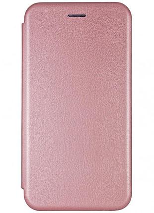 Кожаный чехол-книжка classy для xiaomi redmi note 2 7 / note 7 pro / note 7s rose gold