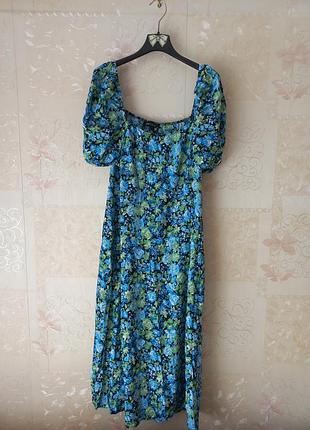Легкое летнее платье с разрезом от lc waikiki