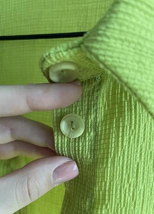 Вільний літній костюм, легка жата тканина