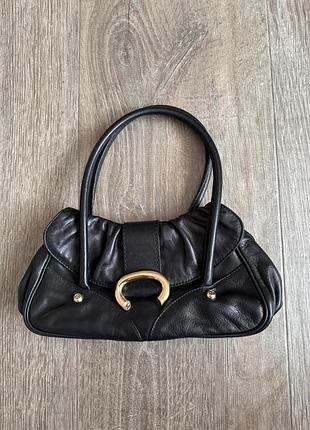 Сумка  francesco biasia studded leather shoulder bag