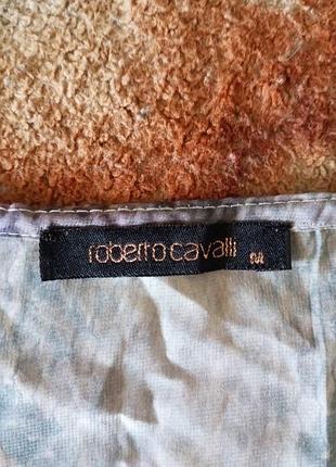 Брендовый нарядный легкий обдушной сарафан платье платья roberto cavalli р-р м замер9 фото