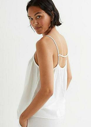 Топ із суміші льону h&m