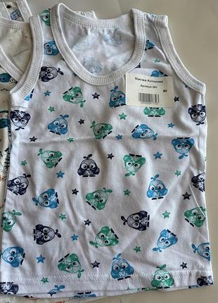 Нові маєчки на 9-12 міс