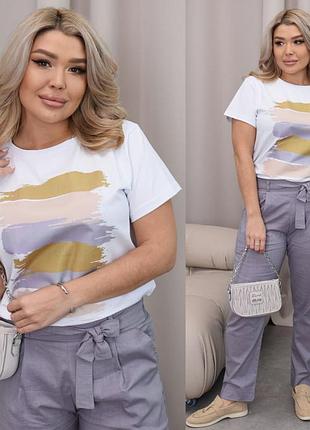 Женский костюм-двойка(48-58)