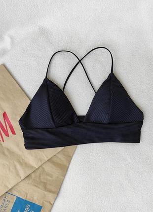 Верх от купальника топ лиф бикини h&m р. euro 36/ xs-s