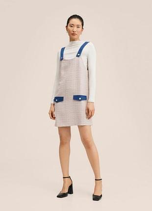 Твидовый сарафан от mango