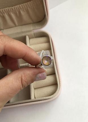 Каблучка swarovski з медичної сталі