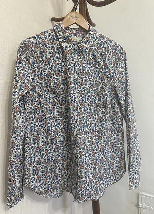 Сорочка жіноча у квітковий принт
