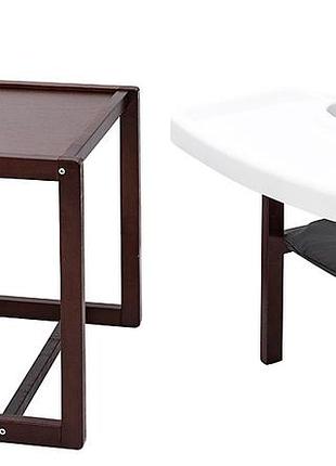 Стульчик-трансформер babyroom винни-220 тонированный серый / графит (мишка с будильником)