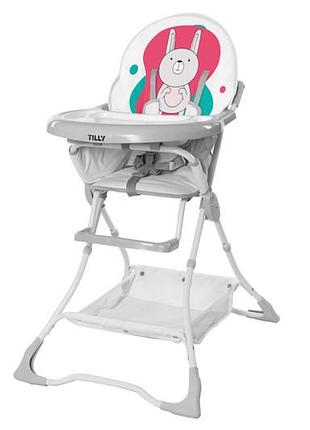 Стілець для годування tilly buddy t-633/2 coral rabbit