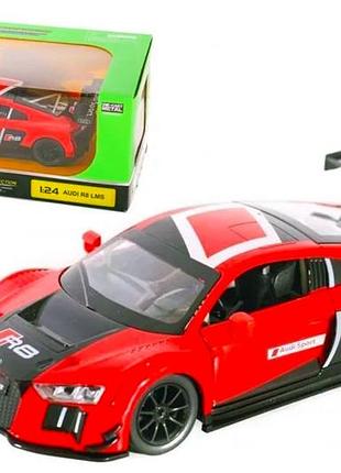 Машина металева 68262a "автопром",1:24 audi r8 lms, відкриваються двері, коробка 24,5-12,5 см