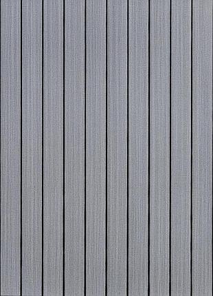 Покриття вінілове самоклеюче 3d рейки тік сивий 600*600*2,8мм (d) sw-00002206