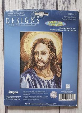 Набір для вишивки janlynn portrait of christ портрет ісуса христа #023-0254