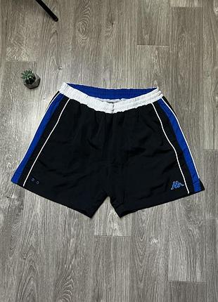 Спортивні шорти kappa vintage оригінал в ідеальному стані каппа вінтаж чорні