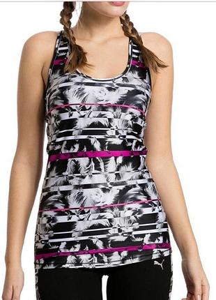 Майка puma essential graphic rb tank top с внутренним топом 514600