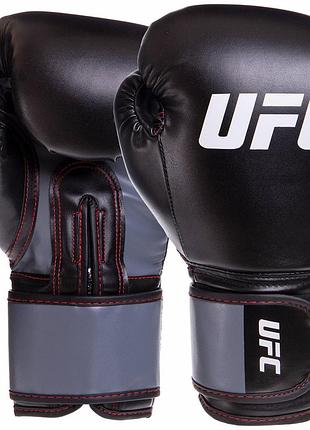 Перчатки боксерские ufc boxing ubcf-75181 14 унций черный