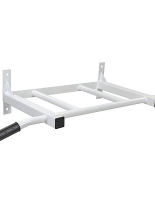 Турник настенный 2 в 1 домашний zelart l-4054t7 вес пользователя до 120кг белый