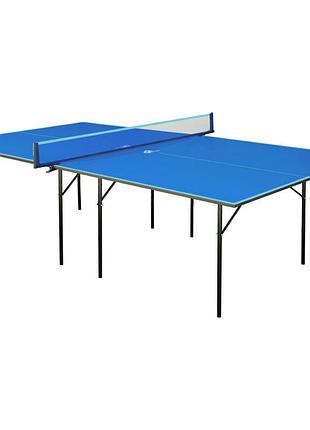 Стіл для настільного тенісу gsi-sport indoor gk-1 mt-4689 синій