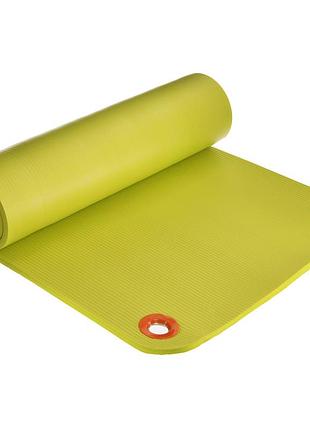 Коврик для фитнеса и спорта zelart fi-2578 md9004-12.5 180x61x1,2см салатовый