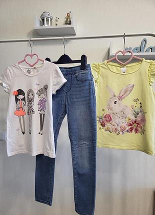 Лот джегінси легінси футболка h&amp;m palomino